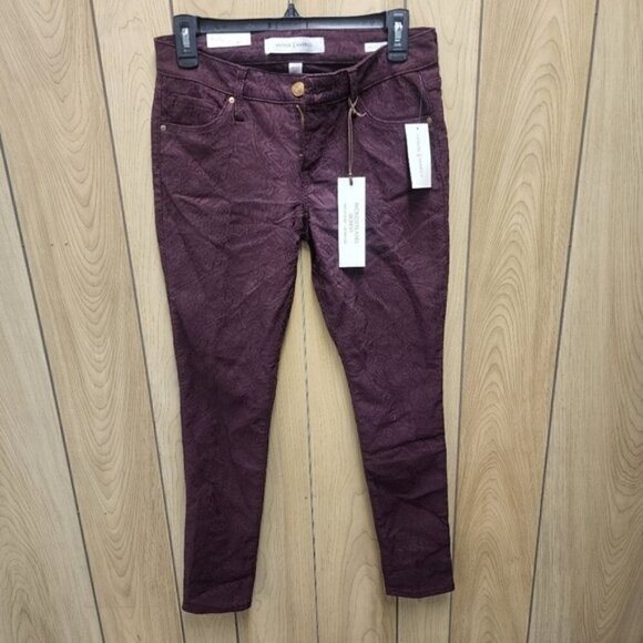 Vintage America Petite Jacquard Skinny Jeans - Picture 2 of 3